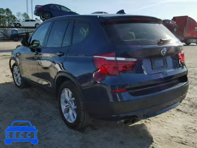 2013 BMW X3 XDRIVE2 5UXWX9C54D0A32619 image 2