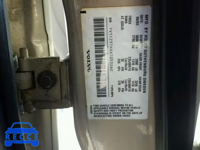 2004 VOLVO XC90 T6 YV1CZ91HX41053262 image 9