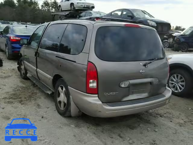 2001 NISSAN QUEST GXE 4N2ZN15T71D813375 image 2