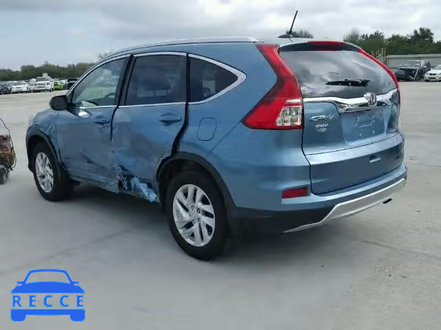 2015 HONDA CR-V EX-L 2HKRM3H72FH537463 image 2