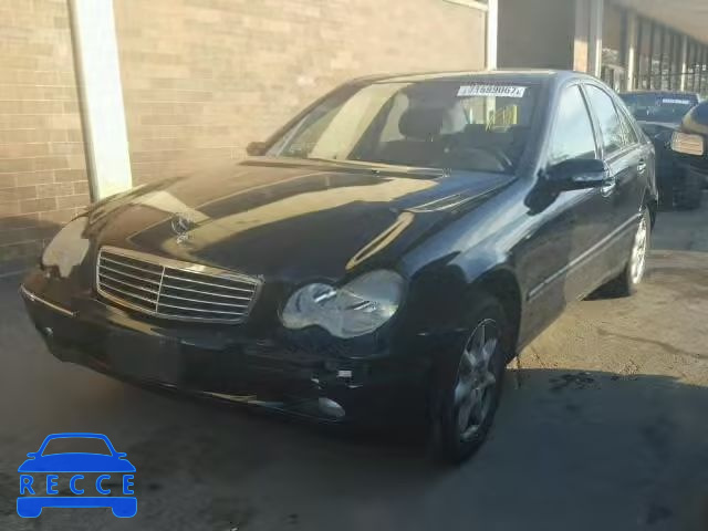 2002 MERCEDES-BENZ C240 WDBRF61J42F260254 зображення 1