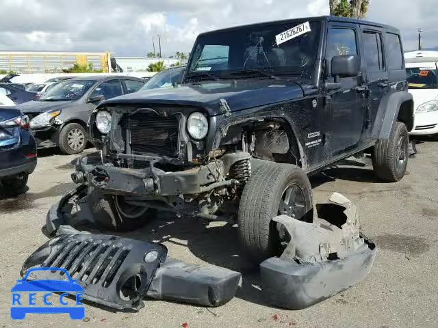 2014 JEEP WRANGLER U 1C4HJWDG3EL221317 image 1