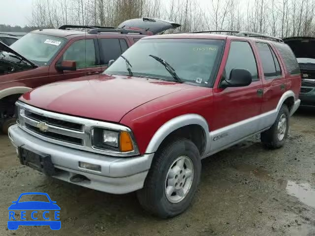 1996 CHEVROLET BLAZER 1GNDT13W0T2209687 image 1