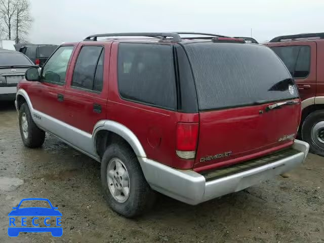 1996 CHEVROLET BLAZER 1GNDT13W0T2209687 зображення 2