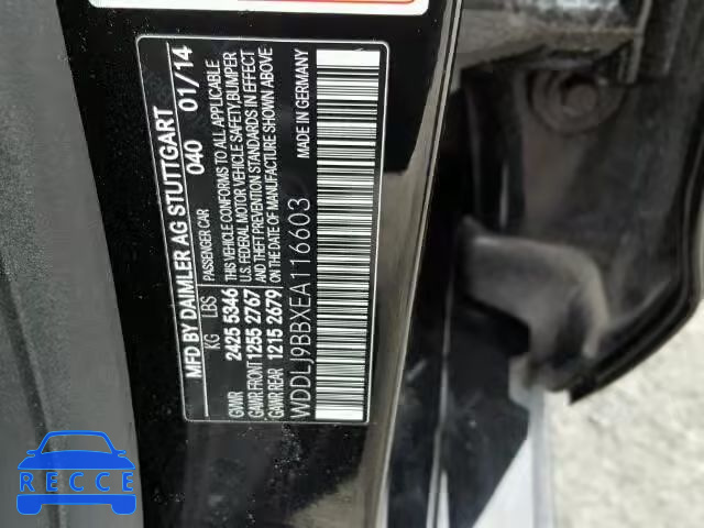 2014 MERCEDES-BENZ CLS550 4MA WDDLJ9BBXEA116603 image 9