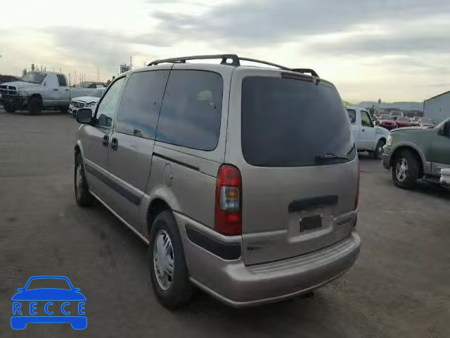 2003 CHEVROLET VENTURE 1GNDX03E33D201996 image 2