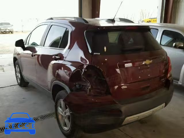 2016 CHEVROLET TRAX 1LT 3GNCJPSB9GL186661 image 2