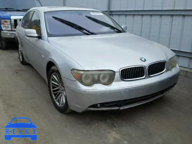 2004 BMW 745I WBAGL63564DP73132 зображення 0