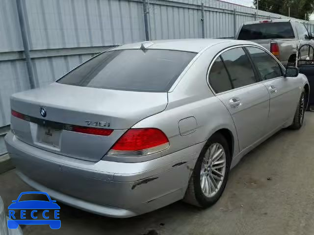 2004 BMW 745I WBAGL63564DP73132 зображення 3