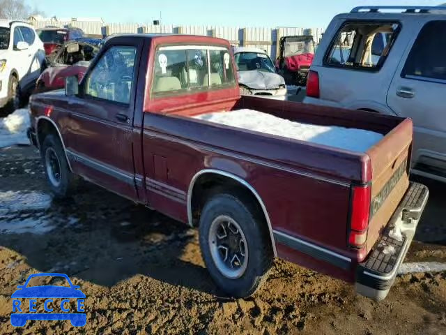 1993 CHEVROLET S10 1GCCS14R2P0100178 image 2