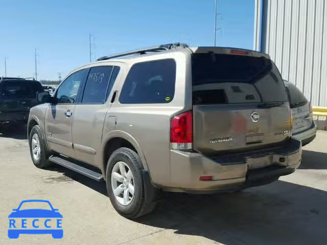 2008 NISSAN ARMADA 5N1BA08DX8N632298 image 2