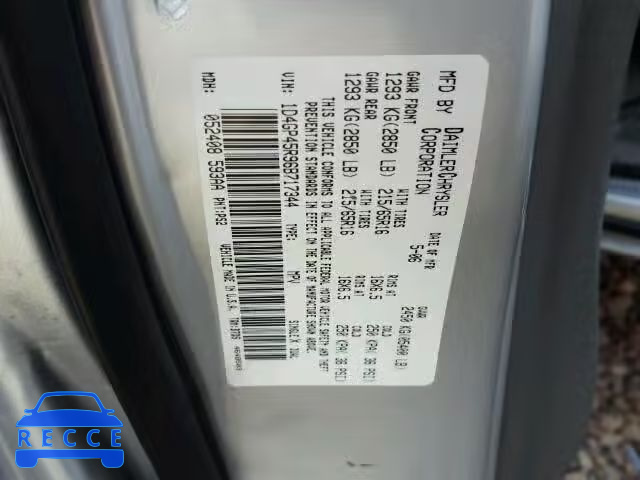 2006 DODGE CARAVAN SX 1D4GP45R96B717344 image 9