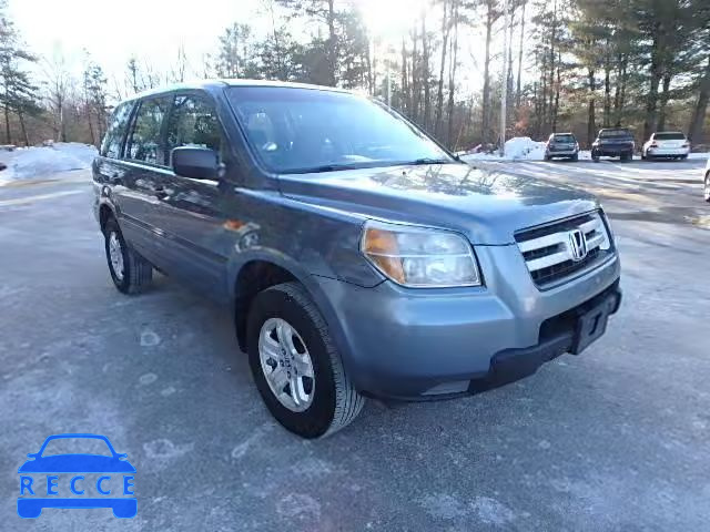 2006 HONDA PILOT LX 2HKYF18146H501327 зображення 1