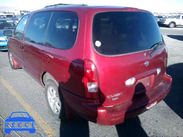 2001 NISSAN QUEST SE 4N2ZN16T51D803281 image 2