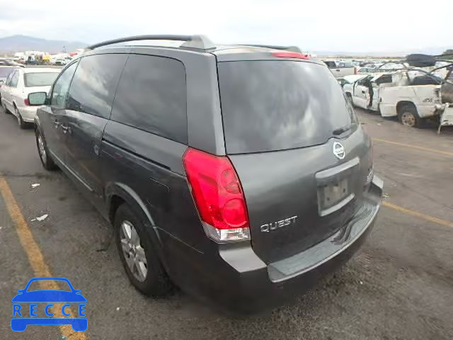 2006 NISSAN QUEST S/SE 5N1BV28U06N106971 image 2