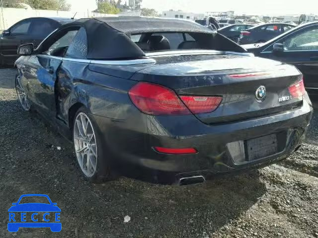 2012 BMW 650I WBALZ3C5XCDL73228 image 2