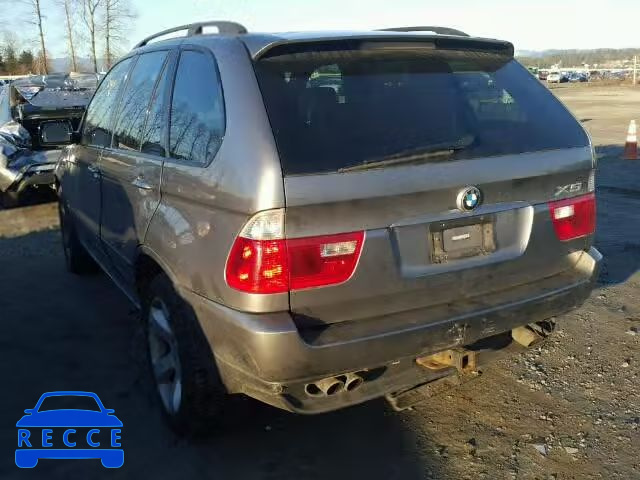 2005 BMW X5 4.4I 5UXFB53505LV18817 зображення 2