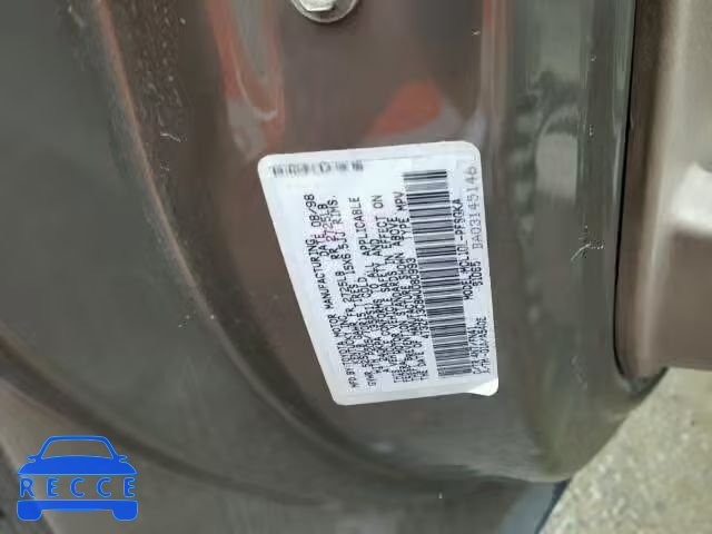 1998 TOYOTA SIENNA LE/ 4T3ZF13C8WU080993 image 9