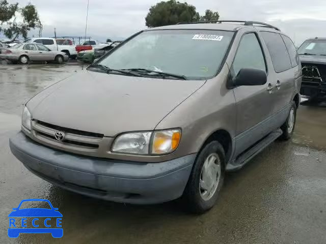 1998 TOYOTA SIENNA LE/ 4T3ZF13C8WU080993 зображення 1