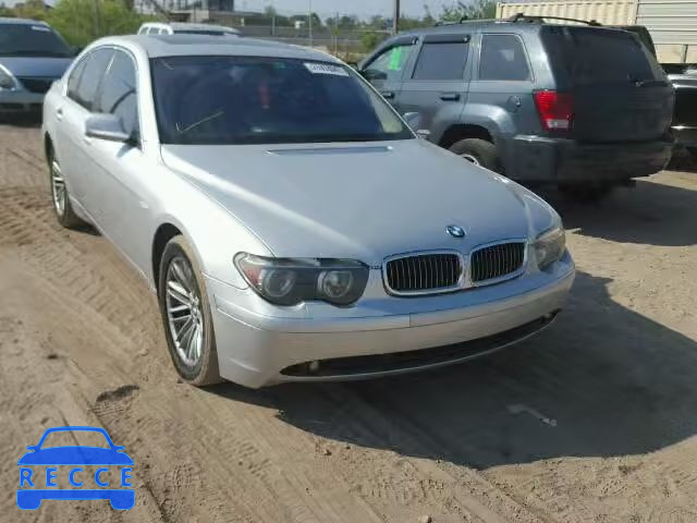2004 BMW 745I WBAGL63484DP72054 зображення 0