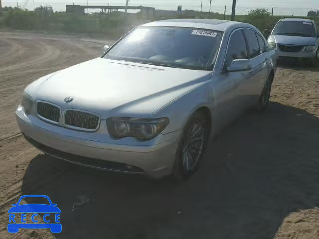 2004 BMW 745I WBAGL63484DP72054 зображення 1