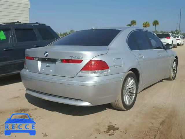 2004 BMW 745I WBAGL63484DP72054 зображення 3