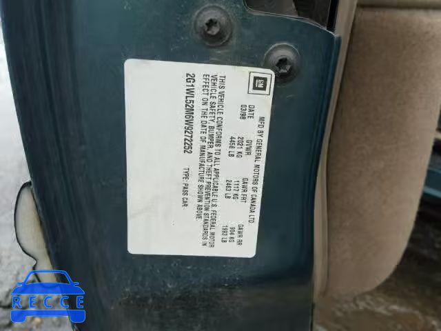 1998 CHEVROLET LUMINA/LS 2G1WL52M6W9272252 image 9