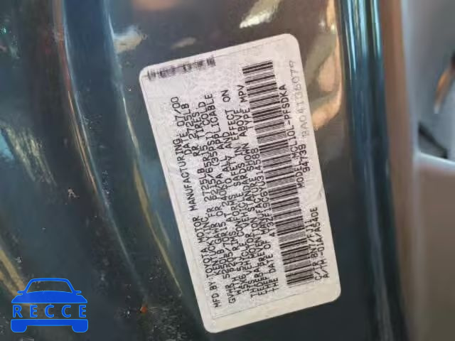 2000 TOYOTA SIENNA CE 4T3ZF19C6YU314588 image 9