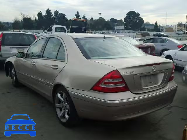 2001 MERCEDES-BENZ C240 WDBRF61J51F070106 зображення 2