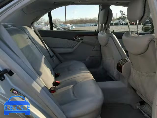 2001 MERCEDES-BENZ S430 WDBNG70J51A161036 зображення 5