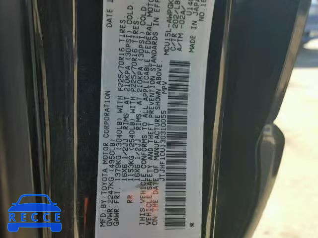 2003 LEXUS RX 300 JTJHF10U130310055 image 9