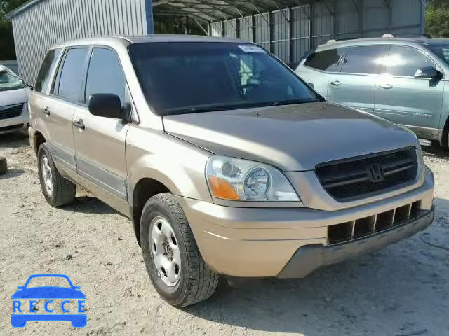 2005 HONDA PILOT LX 2HKYF18105H508421 image 0