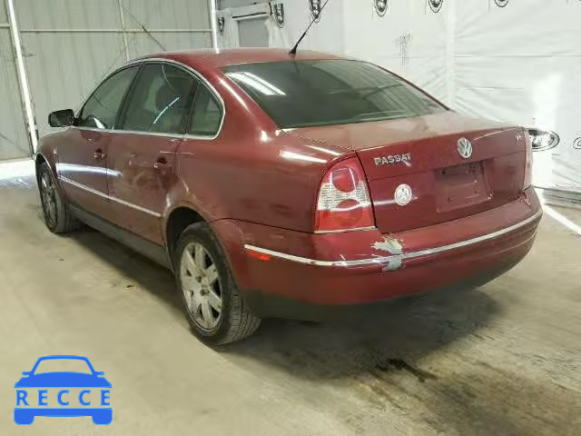 2003 VOLKSWAGEN PASSAT GLX WVWRH63BX3P433479 зображення 2