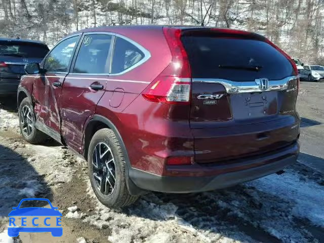 2016 HONDA CR-V SE 2HKRM3H40GH552079 зображення 2