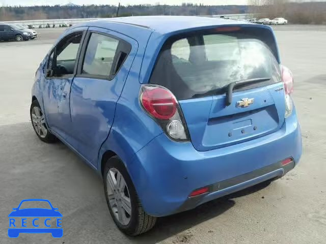 2014 CHEVROLET SPARK 1LT KL8CD6S95EC513923 зображення 2