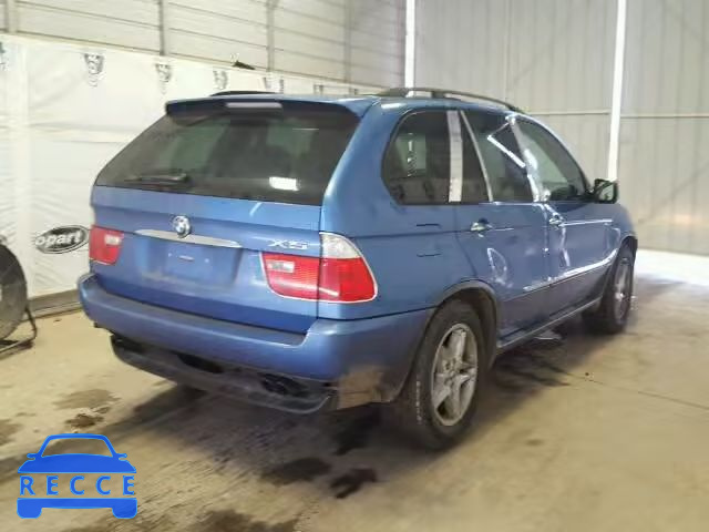 2005 BMW X5 4.4I 5UXFB53565LV17641 зображення 3