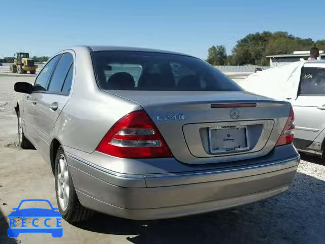 2004 MERCEDES-BENZ C240 WDBRF61J64F548876 зображення 2