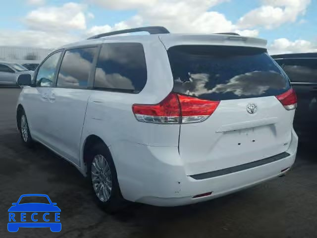 2014 TOYOTA SIENNA XLE 5TDYK3DC7ES482019 image 2