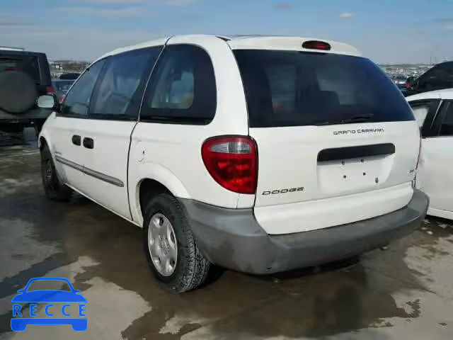 2001 DODGE CARAVAN SE 1B8GP25G71B106331 Bild 2