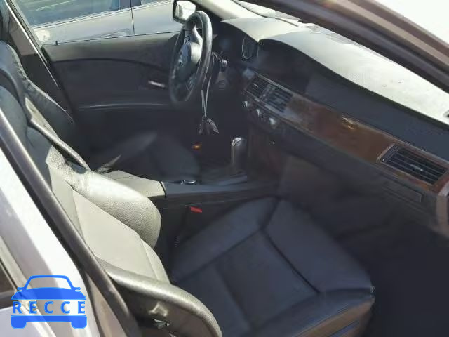 2007 BMW 530I WBANE73557CM57643 зображення 4