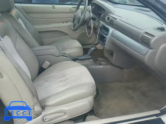 2005 CHRYSLER SEBRING TO 1C3EL55RX5N594984 image 4