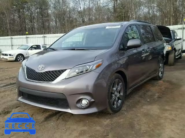 2015 TOYOTA SIENNA SPORT 5TDXK3DC6FS593674 зображення 1