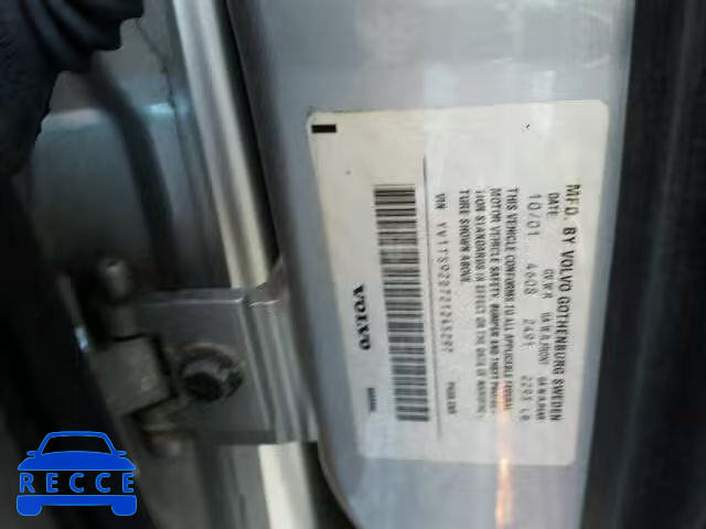 2002 VOLVO S80 YV1TS92D721245297 image 9