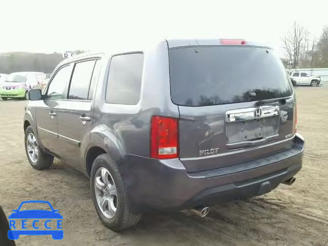 2014 HONDA PILOT EXL 5FNYF4H57EB015905 image 2