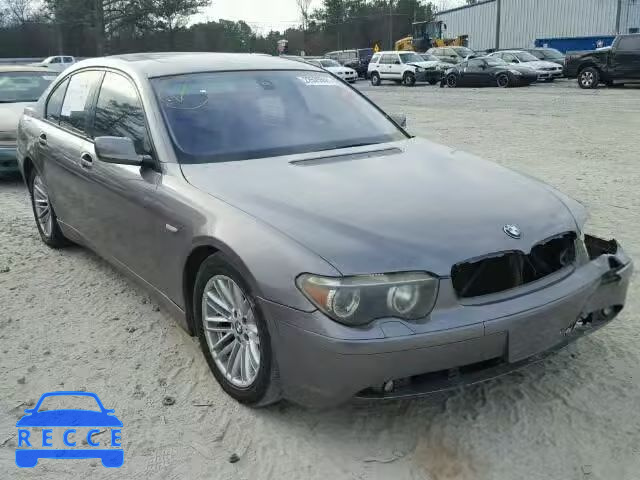 2004 BMW 745I WBAGL63484DP70093 зображення 0