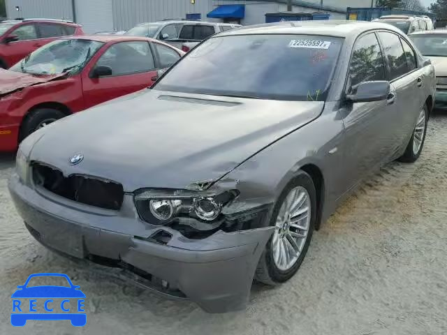 2004 BMW 745I WBAGL63484DP70093 зображення 1