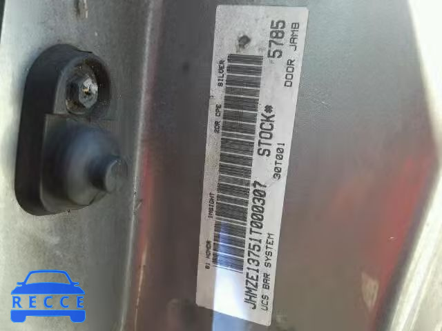 2001 HONDA INSIGHT JHMZE13751T000307 image 9