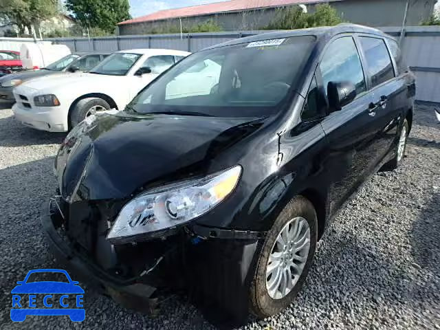 2014 TOYOTA SIENNA XLE 5TDYK3DC3ES502301 image 1