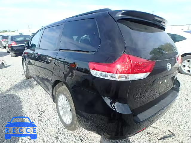 2014 TOYOTA SIENNA XLE 5TDYK3DC3ES502301 image 2