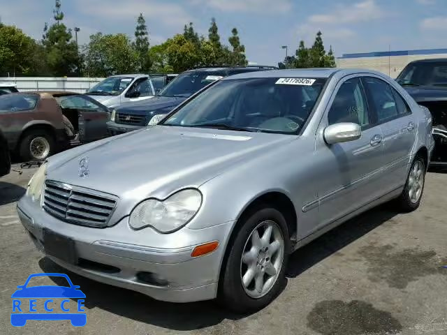 2002 MERCEDES-BENZ C240 WDBRF61J62F135921 Bild 1